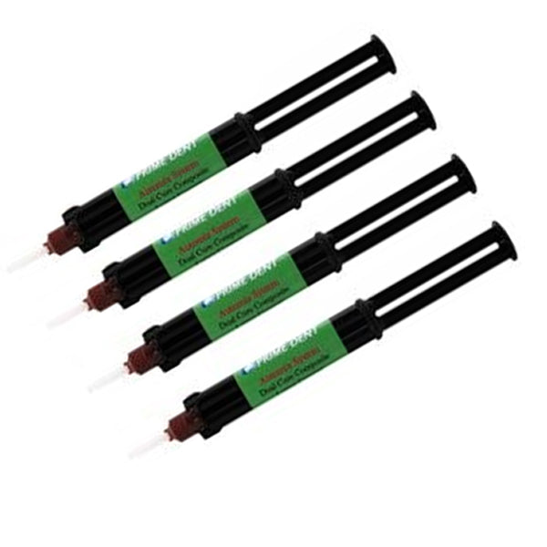 Prime Dental 100-119 Dual Cure White Opaque Composite Luting Cement Syringe Kit Prime Dental 100-119 Dual Cure White Opaque Composite Luting Cement Syringe Kit